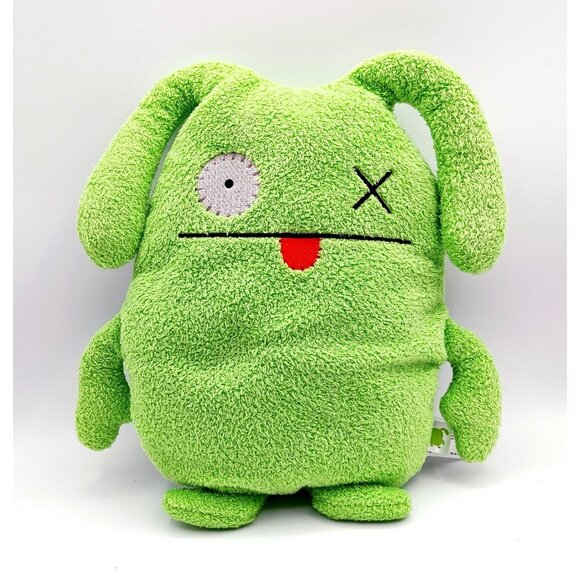 OX  The charismatic leader Hasbro Plush Ugly Doll Green 12" Stuffed Toy - Picture 1 of 5